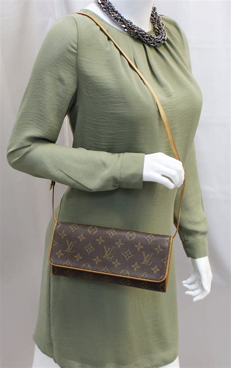 louis vuitton monogram twin pochette pm crossbody bag|LOUIS VUITTON Monogram Pochette Twin PM Crossbody .